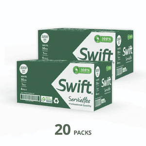 Swift Serviettes 30cm 1Ply 4 fold