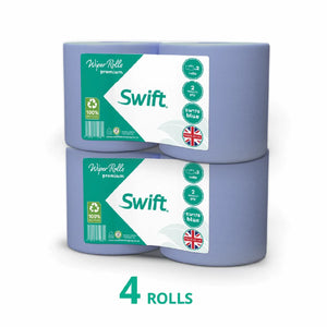 Swift Wiper Rolls Blue Flat-sheet