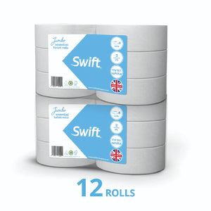 Swift Jumbo Toilet Rolls Embossed