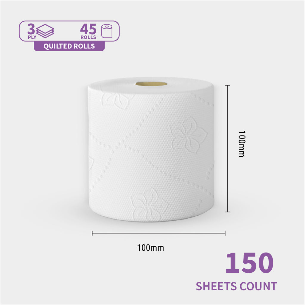 Bloom 3Ply Toilet Rolls