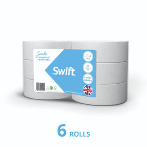 Swift Jumbo Toilet Rolls Embossed