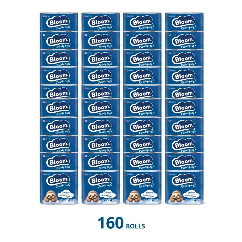 Bloom 2ply Toilet Tissue 160 rolls