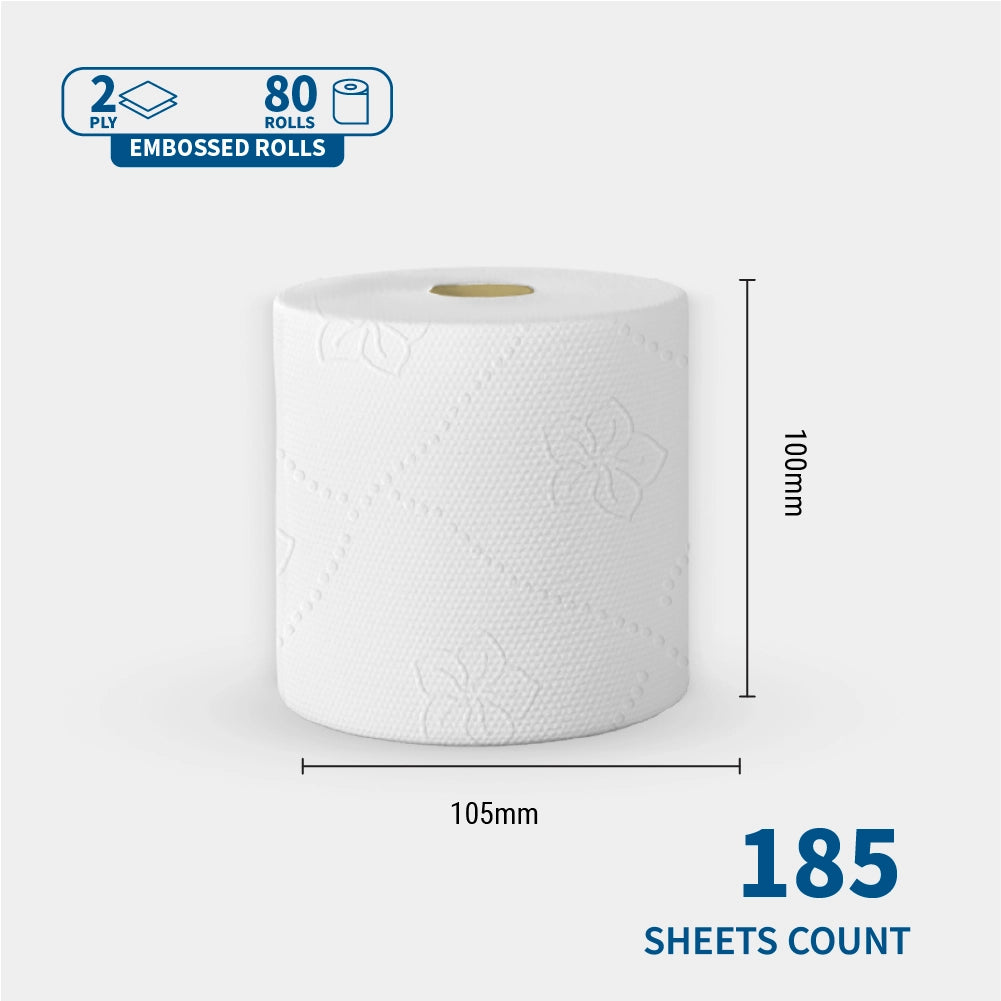 Bloom 2ply Toilet Tissue 80 rolls