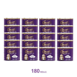 Bloom 3ply Toilet Tissue 180 rolls