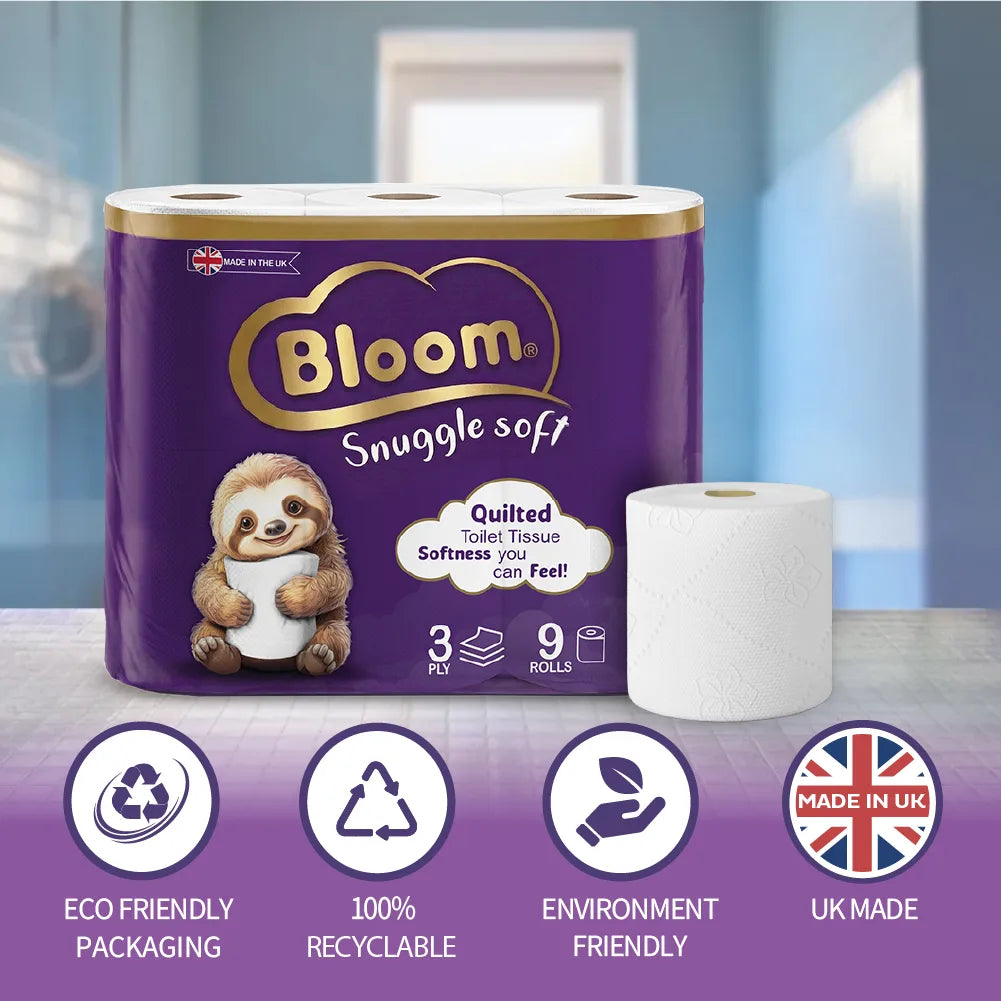 Bloom 3ply Toilet Tissue 45 rolls