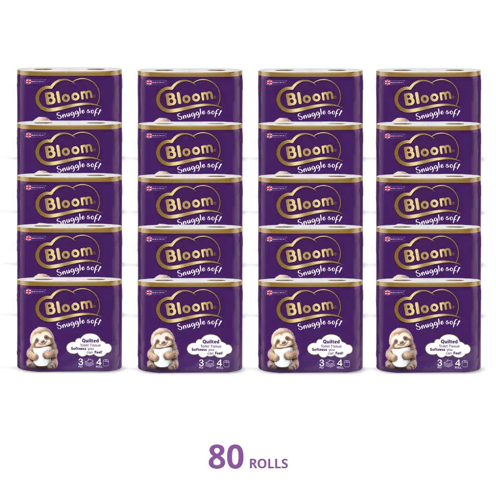 Bloom 3ply Toilet Tissue 80 rolls