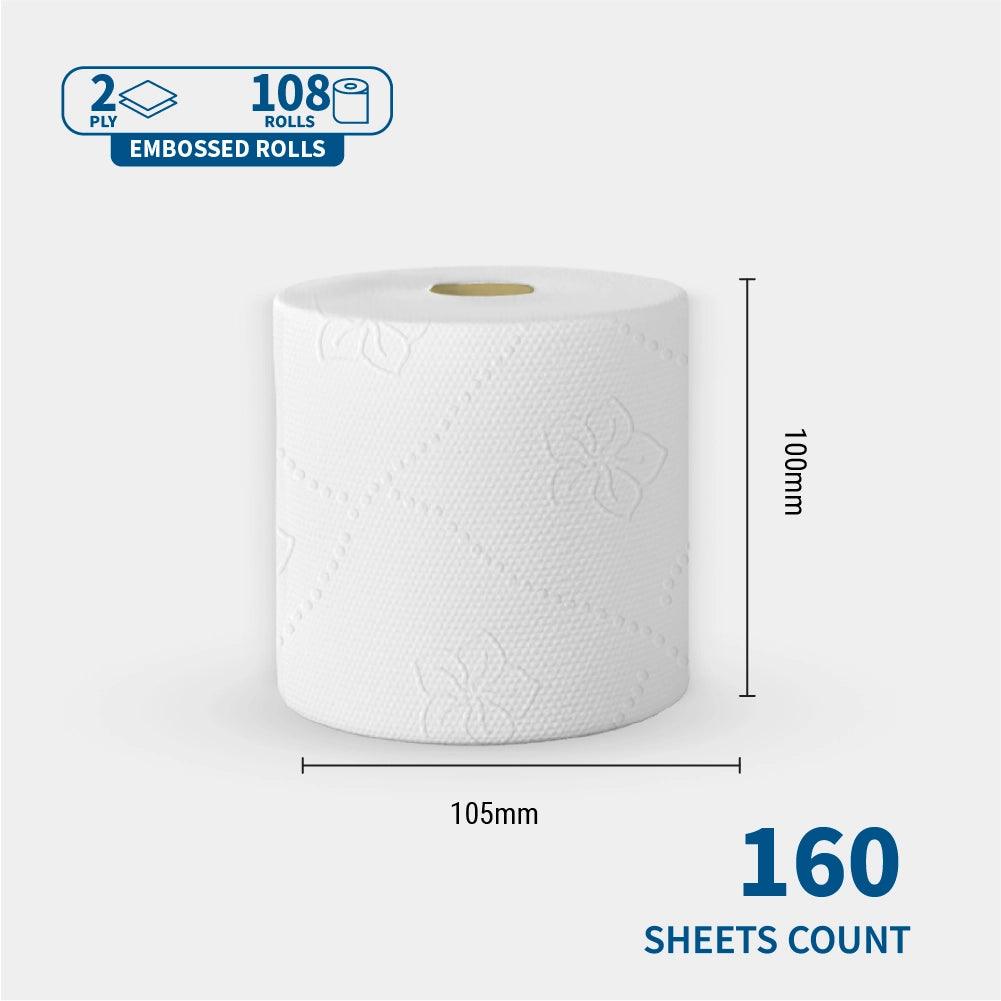 Bloom 2ply Toilet Tissue 108 rolls