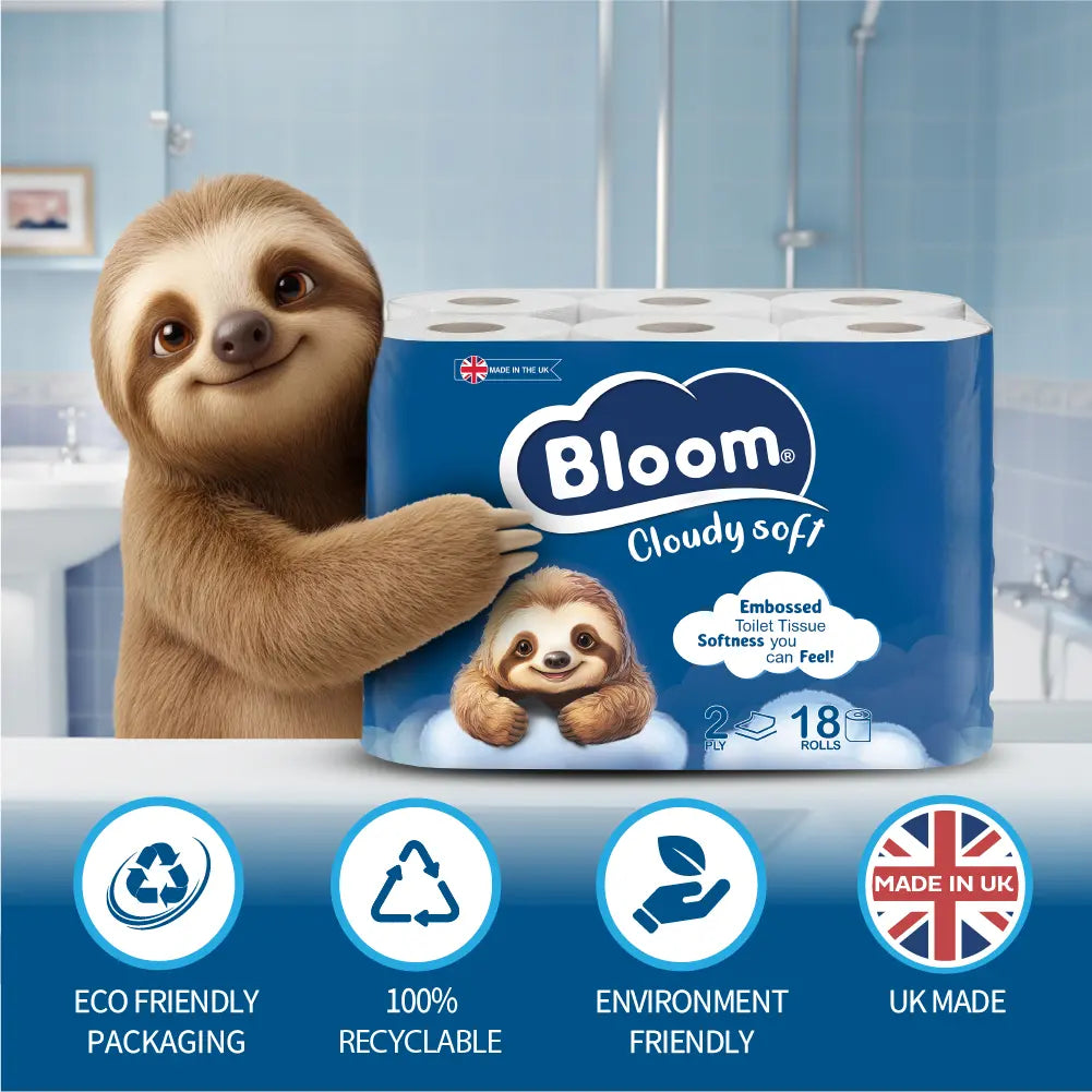 Bloom 2ply Toilet Tissue 108 rolls