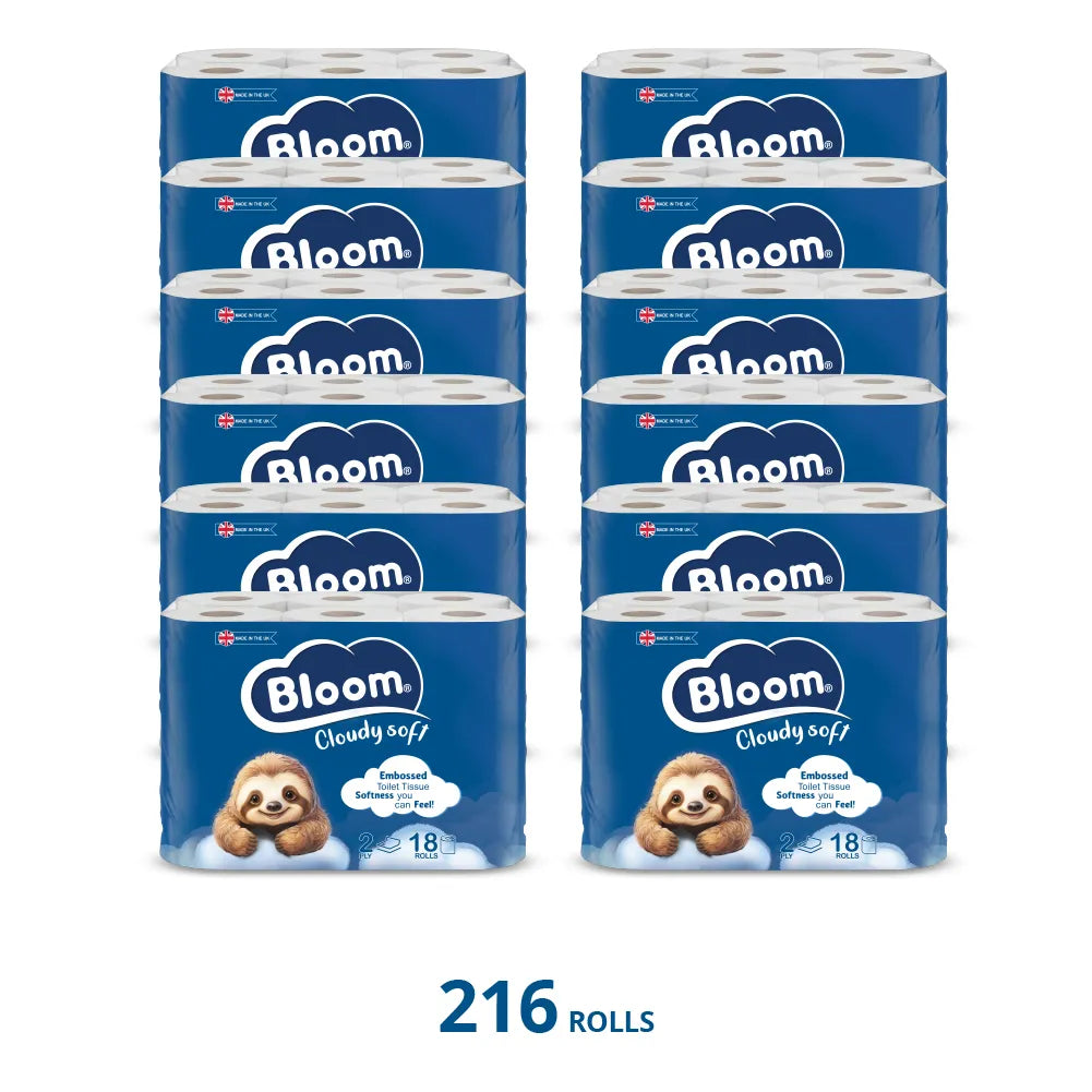 Bloom 2ply Toilet Tissue 108 rolls