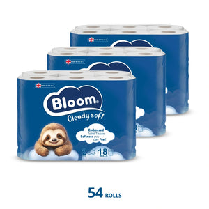 Bloom 2ply Toilet Tissue 54 Rolls