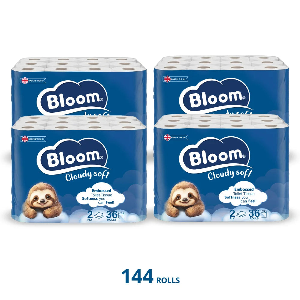 Bloom 2ply Toilet Tissue 144 rolls