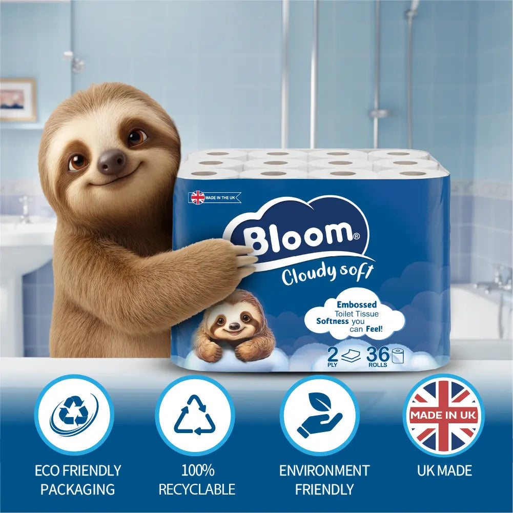 Bloom 2ply Toilet Tissue 144 rolls