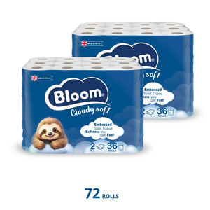 Bloom 2ply Toilet Tissue 72 rolls