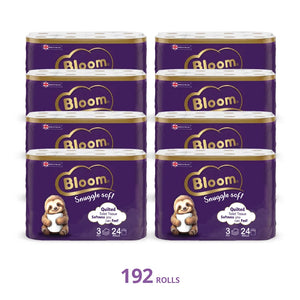 Bloom 3ply Toilet Tissue 192 rolls