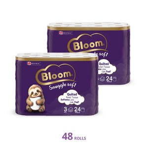 Bloom 3ply Toilet Tissue 48 rolls