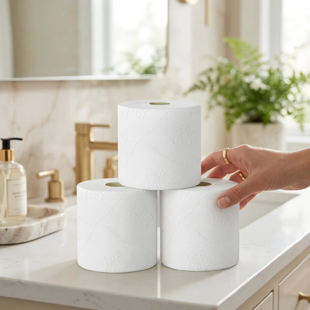 Bloom 3ply Toilet Tissue 48 rolls
