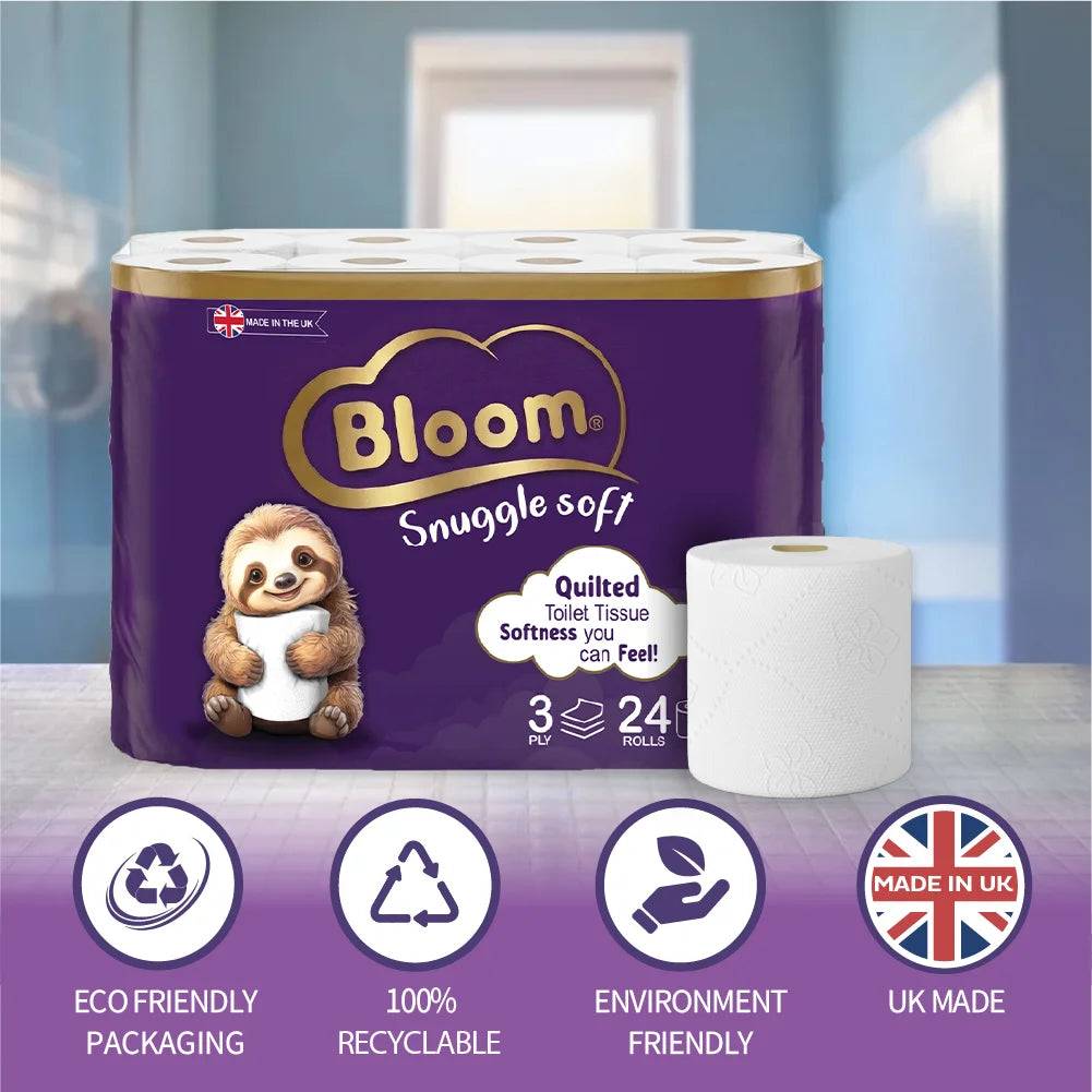 Bloom 3ply Toilet Tissue 96 rolls