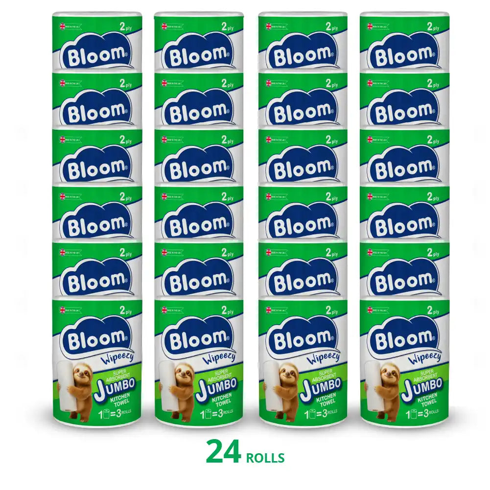 Bloom 2ply Kitchen Towel 24 Jumbo Roll