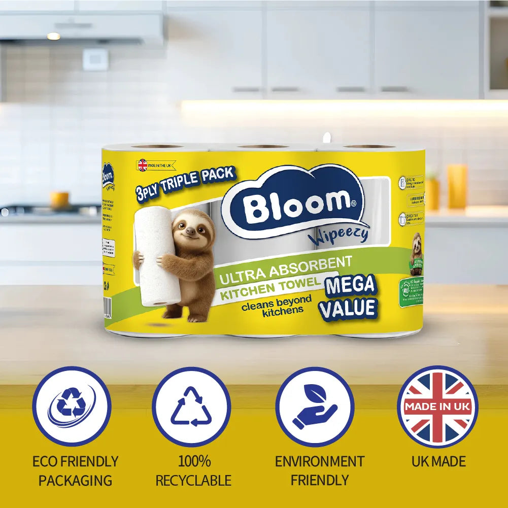 Bloom 3ply Kitchen Towel 36 rolls