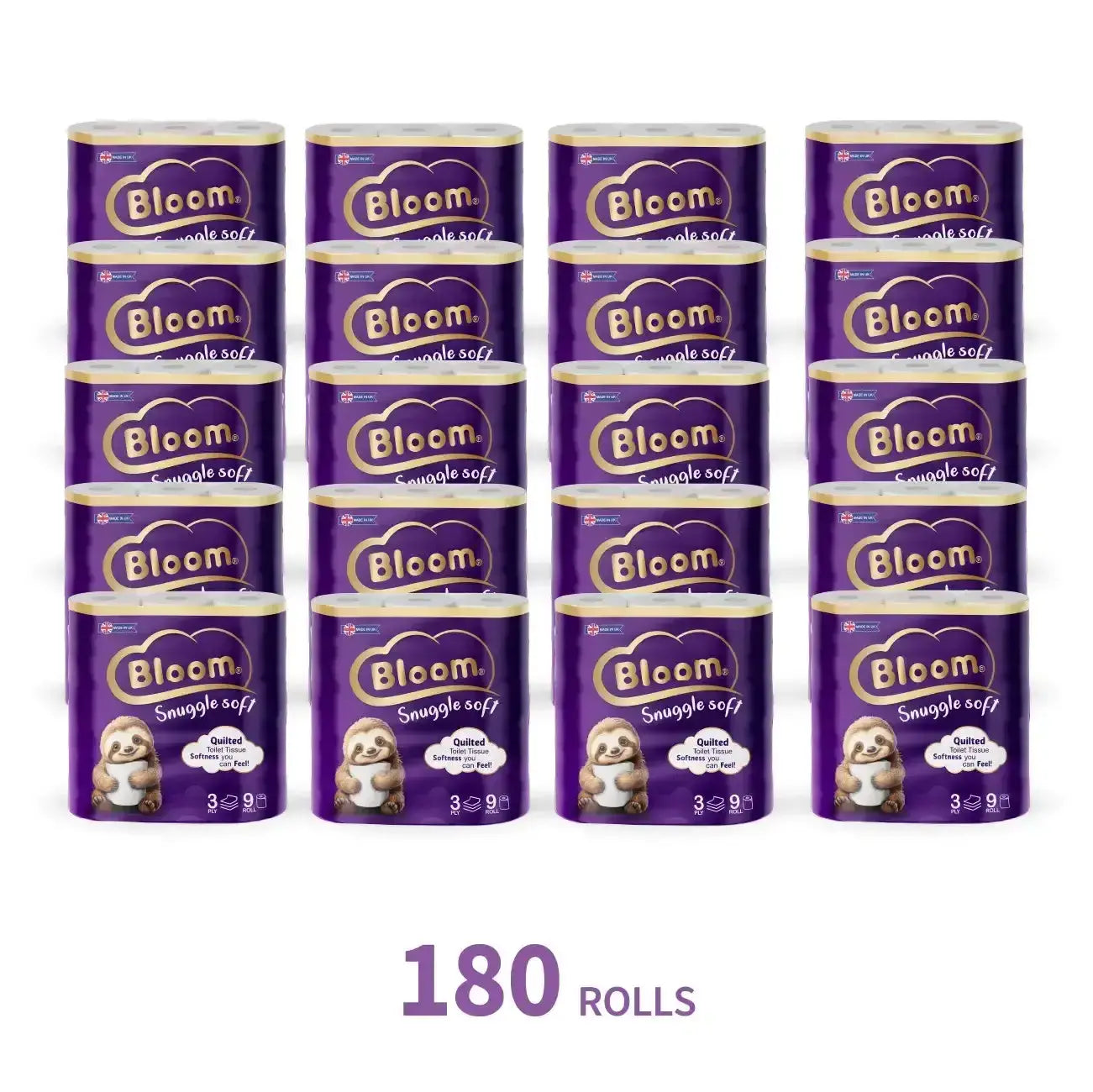 Bloom 3Ply Toilet Rolls