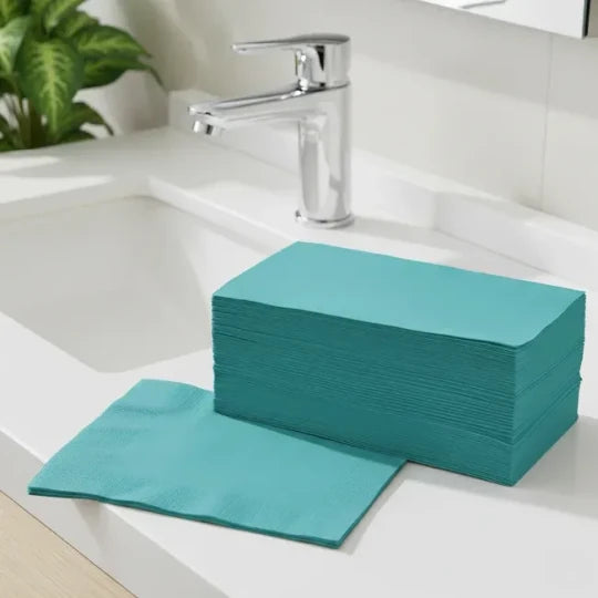 C-fold blue towel pack