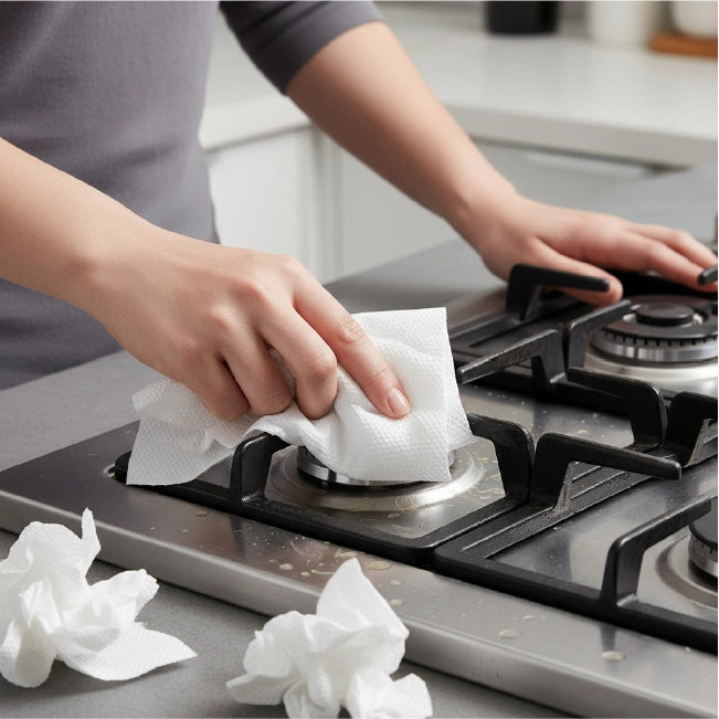 Swift Centrefeed White Embossed