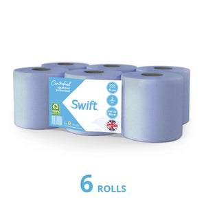 Swift Centrefeed Blue Embossed