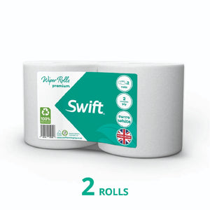 Swift Wiper Rolls White Flat-sheet
