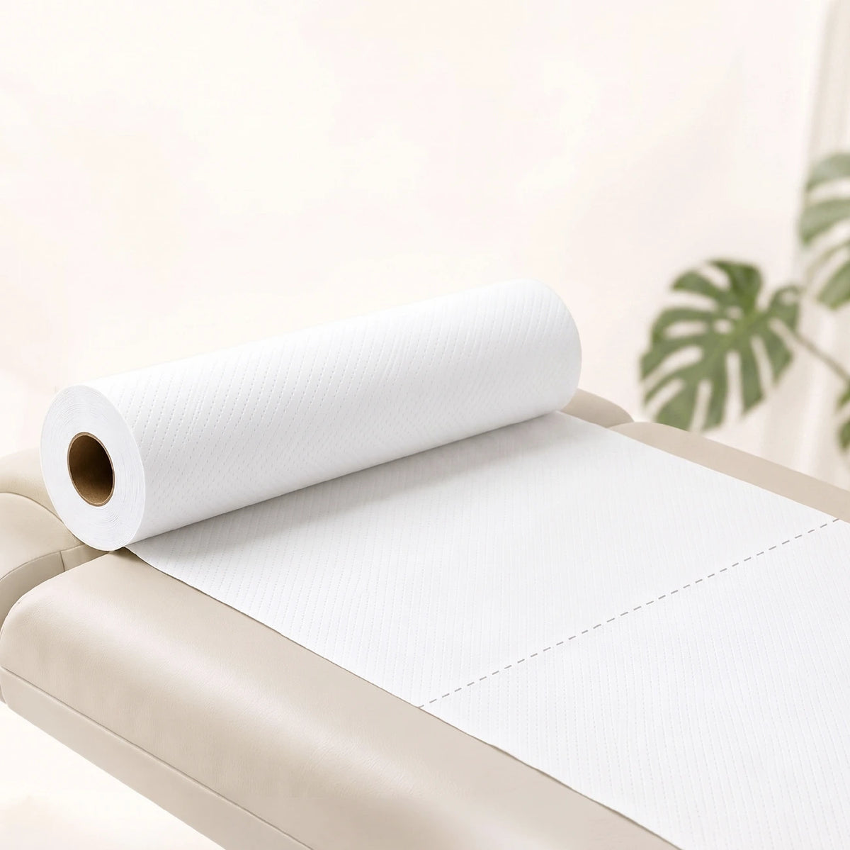 Velor Hygiene Rolls, white, 2-ply, 9 Rolls (1 pack), 40 Metres / 80 Sheets per Roll, Sheet Size: 50 cm x 50 cm