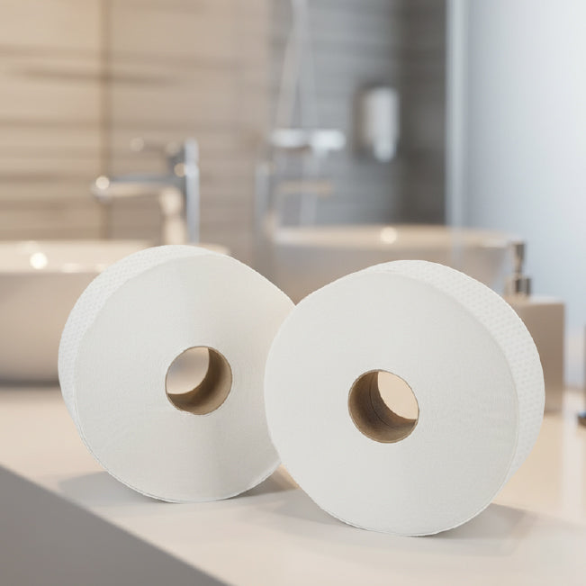Velor Jumbo Toilet Rolls