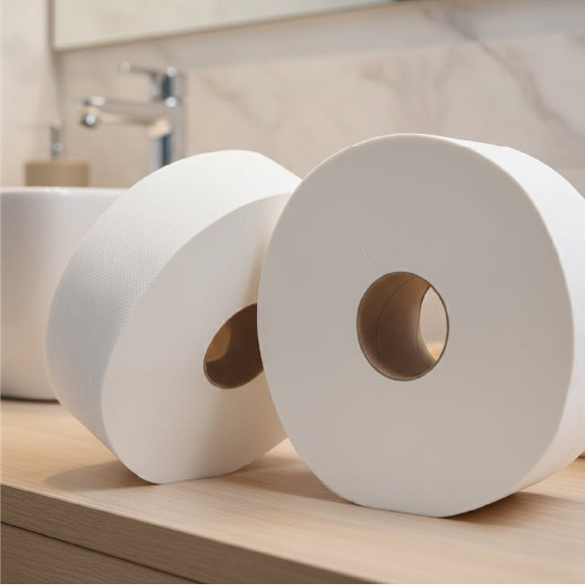 Velor Jumbo Toilet Rolls