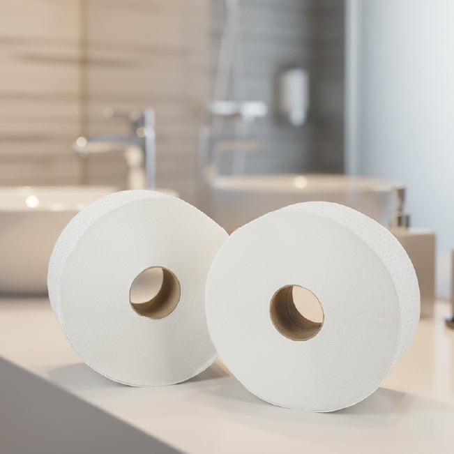 Velor Jumbo Toilet Rolls
