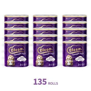 Bloom 3Ply Toilet Rolls