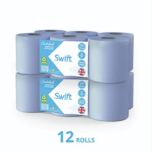 Swift Centrefeed Blue Embossed