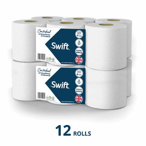 Swift Centrefeed White Embossed