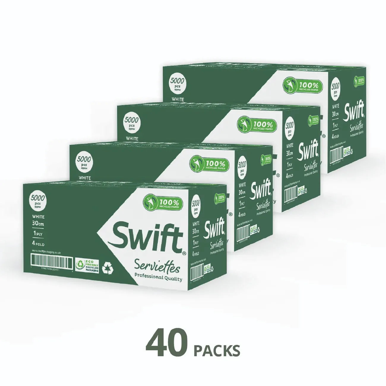 swift serviettes 40packs
