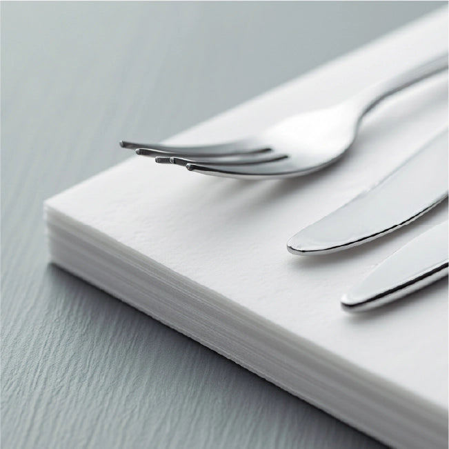 Swift white serviettes