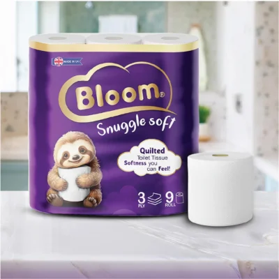 Bloom 3Ply Toilet Rolls - 90 Rolls - Image 3