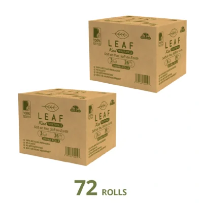LEAF Kind Toilet Rolls - 72 Rolls