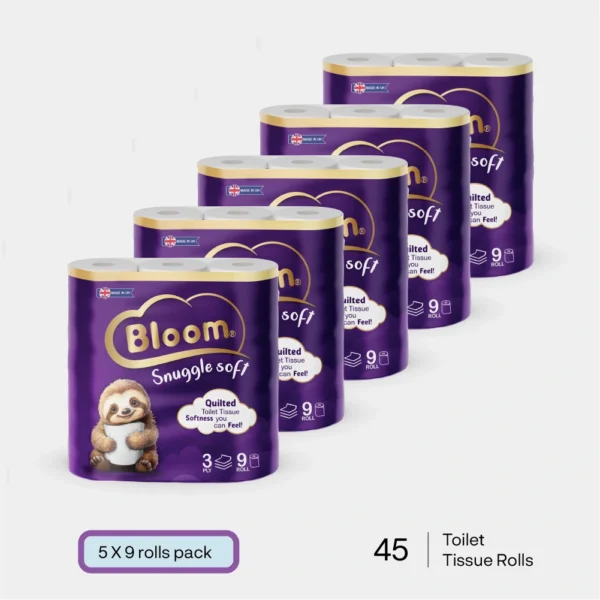 Bloom Snuggle soft 3 ply Toilet Rolls