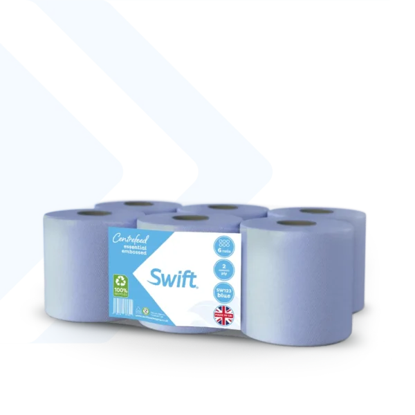 Swift Centrefeed Blue Embossed - Image 3