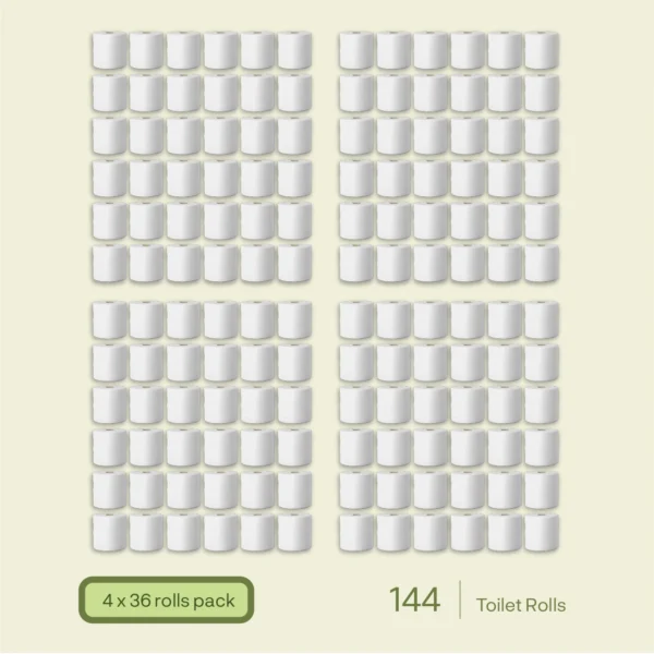 LEAF Kind Toilet Rolls - 144 Rolls