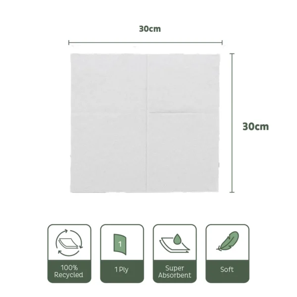 Swift Serviettes 30cm 1Ply 4 fold - Image 4