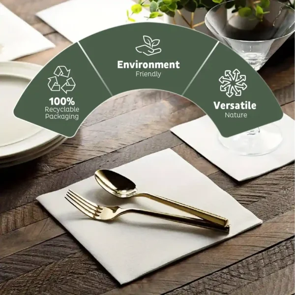 Swift Serviettes 30cm 1Ply 4 fold - Image 3