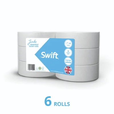 Swift Jumbo Toilet Rolls Embossed - 6 Rolls
