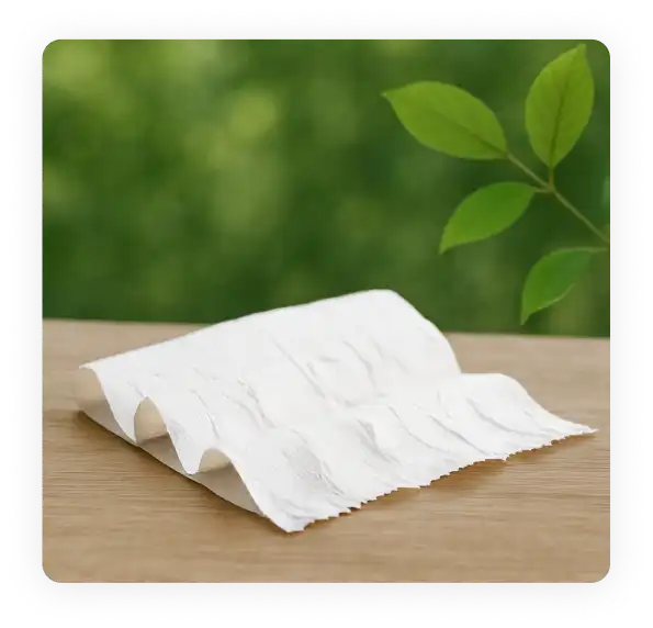 range made from recycled paper -